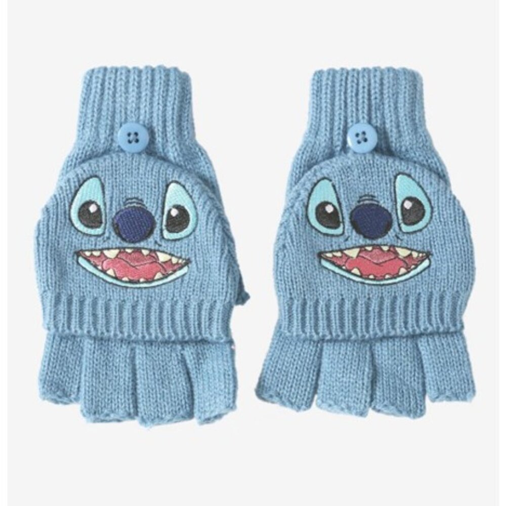 Hot Topic - Disney Lilo & Stitch Face Glomitts - OS - NWT